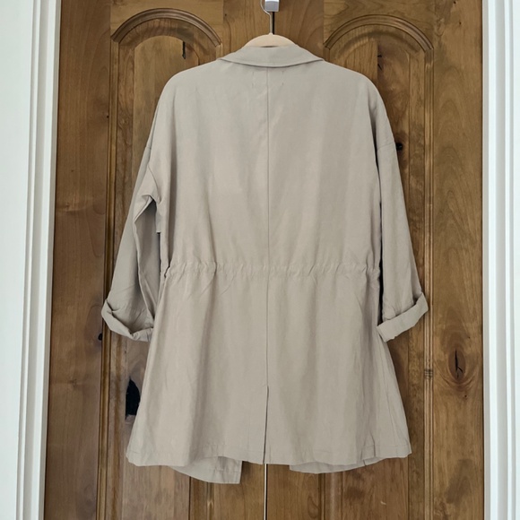 Anthropologie Jack by BB Dakota Rani Utility Jacket (beige, medium) - Picture 2 of 5